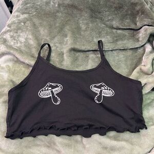 mushroom crop top